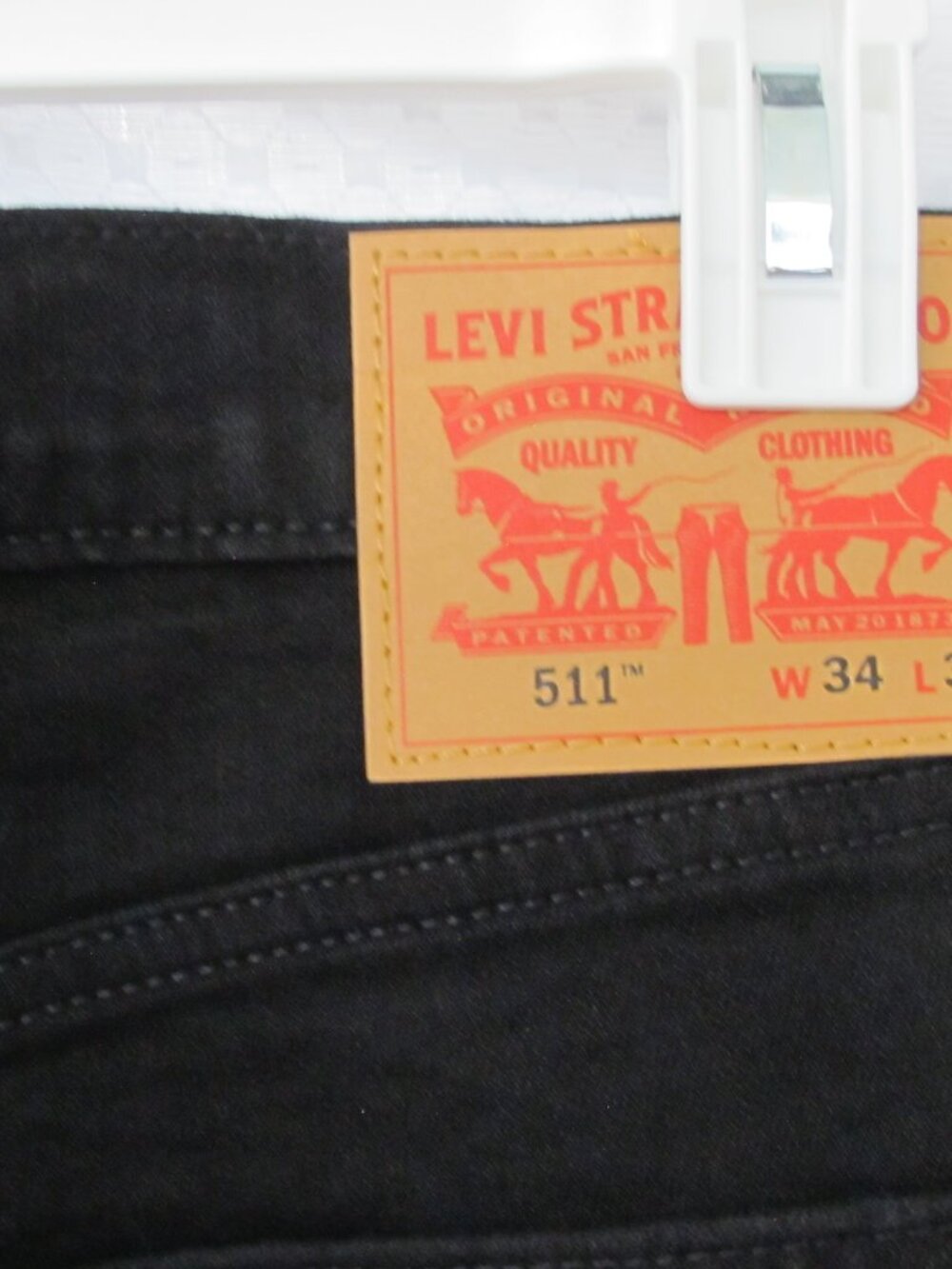 Levi's 511 Black Jeans - Picture 7 of 10